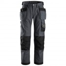 Pantalon Canvas+ Gris/Noir 